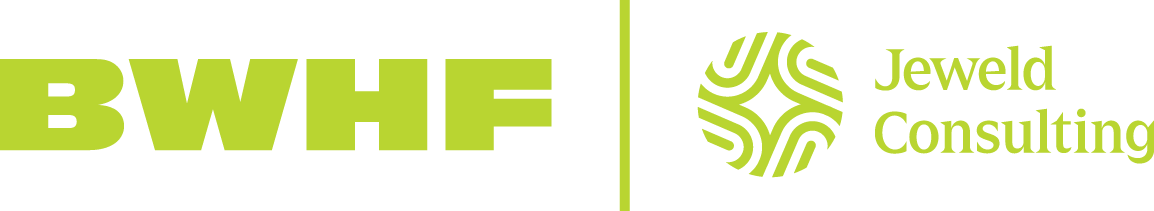 BWHF and Jeweld Consulting logo lockup